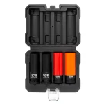 Професионални ударни вложки 1/2" 17-19мм 4 броя JCB 4032TH44
