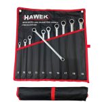Удължени ключове прави лули с тресчотка 8-19мм HAWEK