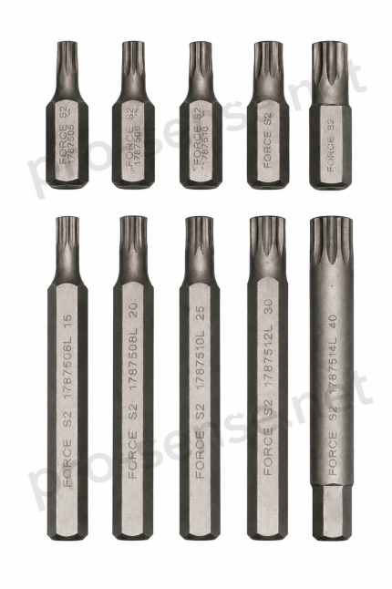 Имбусен накрайник 12-стен М5, М6, М8, М10, М12 - къси и дълги FORCE