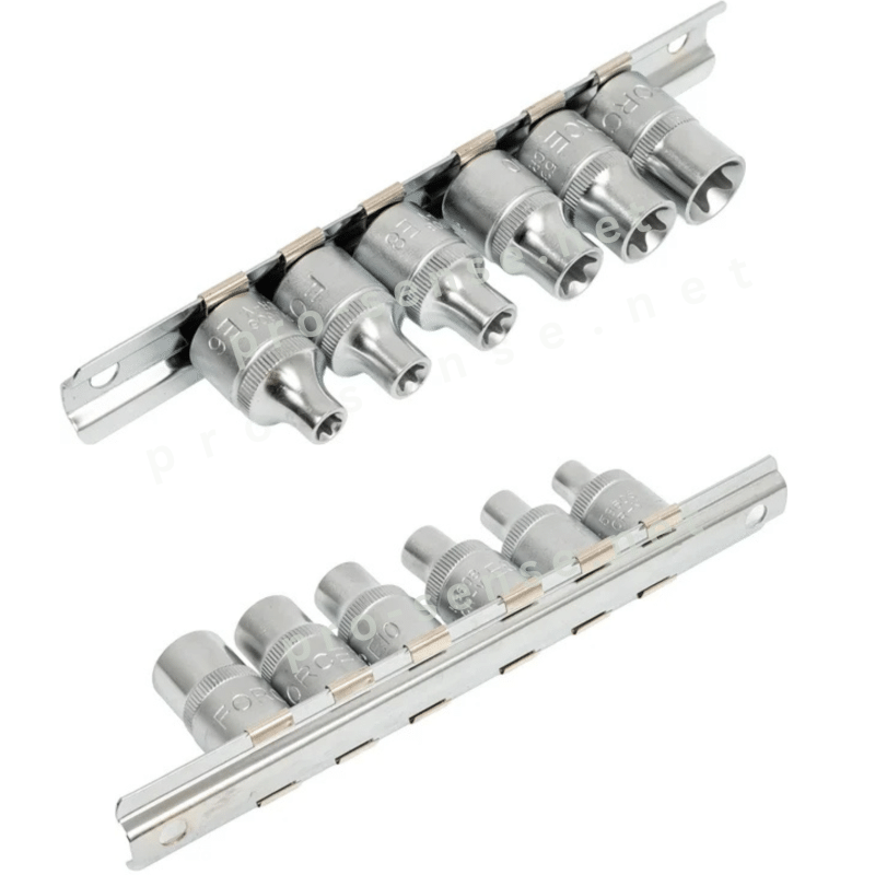 Вложки 3/8" E6-Е-7-Е8-Е10-Е12-E14 комплект 6 броя FORCE 3064